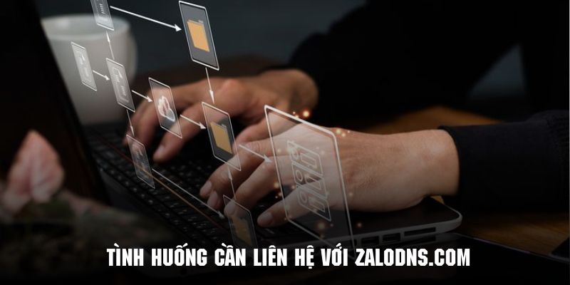 Vài trường hợp cơ bản mà khách hàng cần liên hệ với Zalodns.com